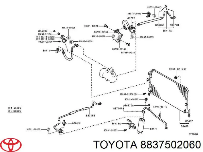  8837502060 Toyota