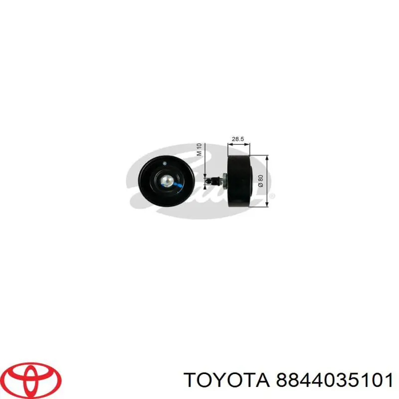 Паразитный ролик приводного ремня Toyota 8844035101 цена, от 58.77 USD