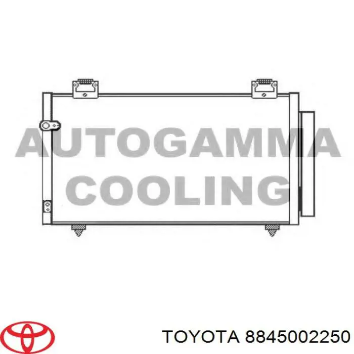 Condensador aire acondicionado 8845002250 Toyota