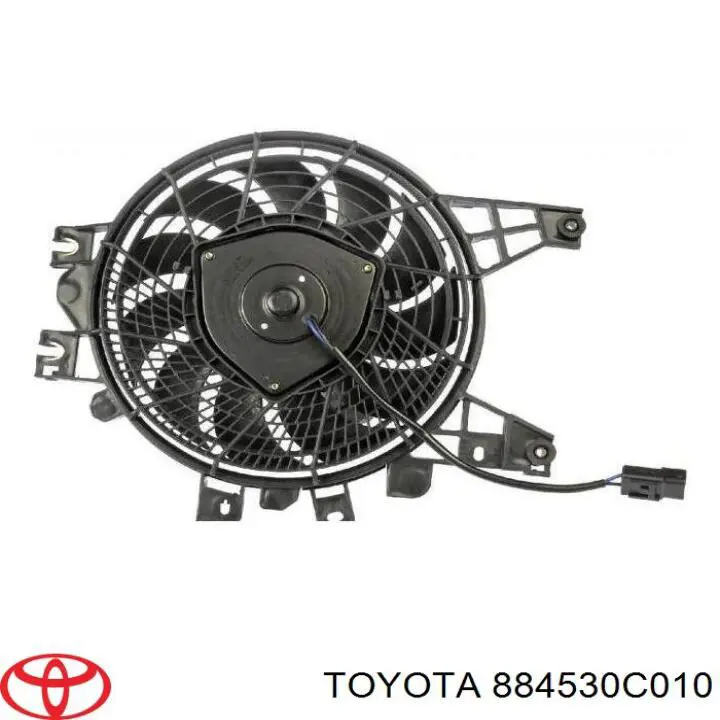 Вентилятор (крыльчатка) радиатора кондиционера на Toyota Land Cruiser PRADO 