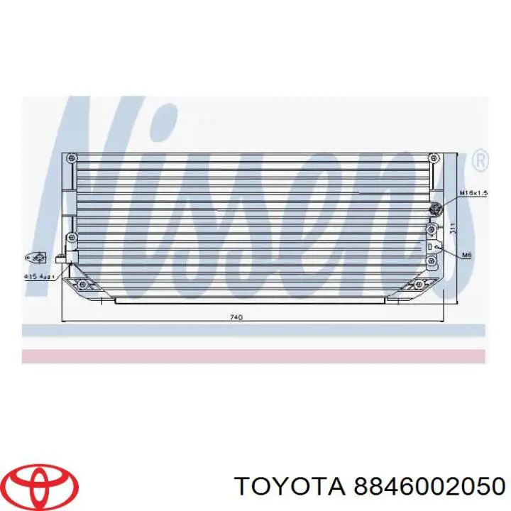 Конденсатор кондиционера Mahle Original AC249000S цена, от 82.18 USD