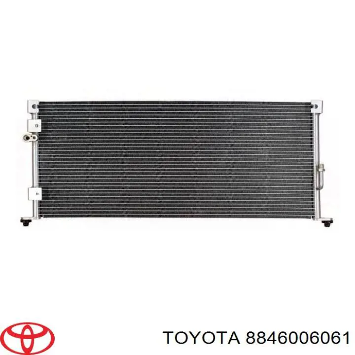 Радиатор кондиционера 8846006061 Toyota