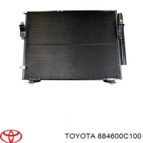 Купить 884600C100 Toyota Радиатор системы охлаждения кондиционера