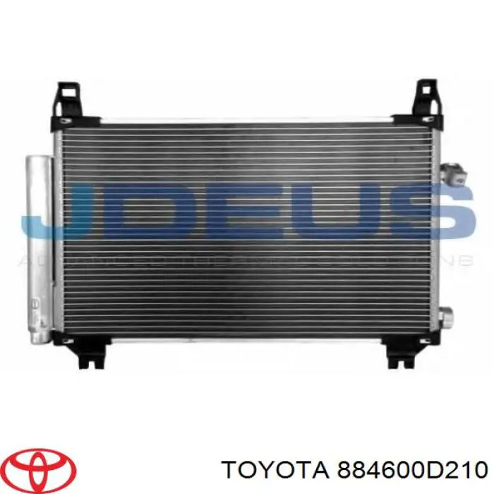 884600D210 Toyota радиатор кондиционера