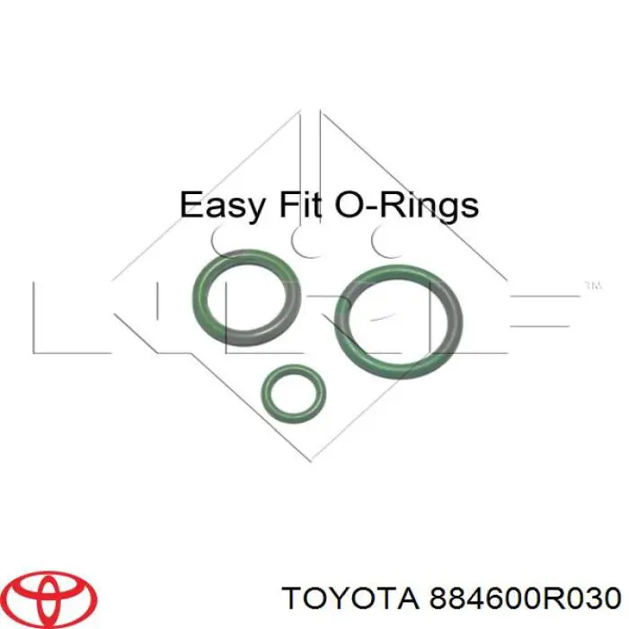 884600R030 Toyota radiador de aparelho de ar condicionado