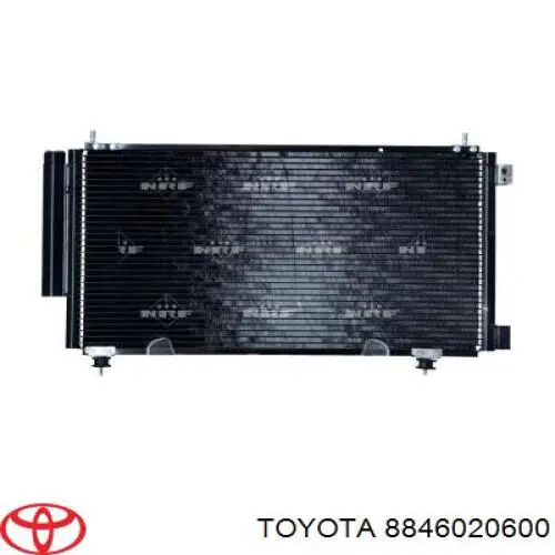 Купить 8846020600 Toyota Радиатор системы охлаждения кондиционера