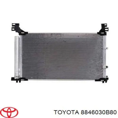 8846030B80 Toyota radiador de aparelho de ar condicionado