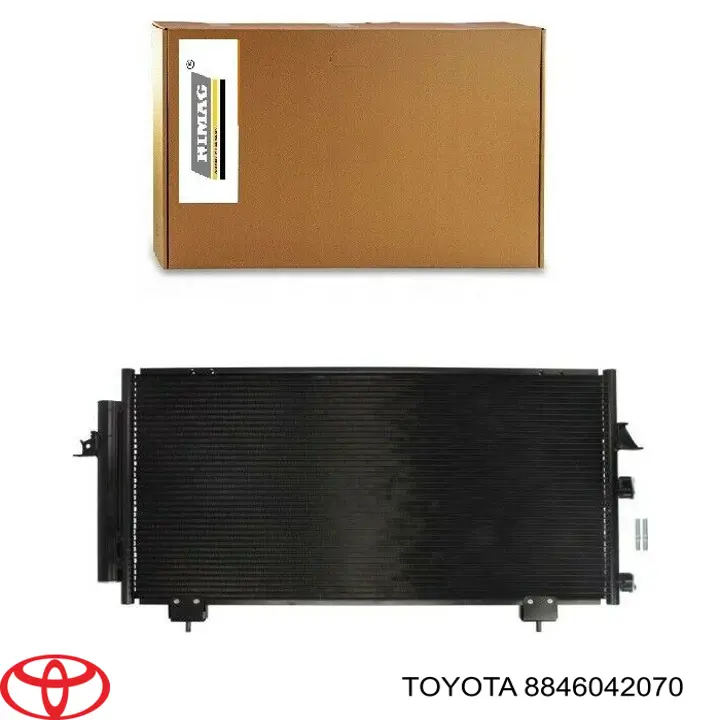 8846042070 Toyota радиатор кондиционера