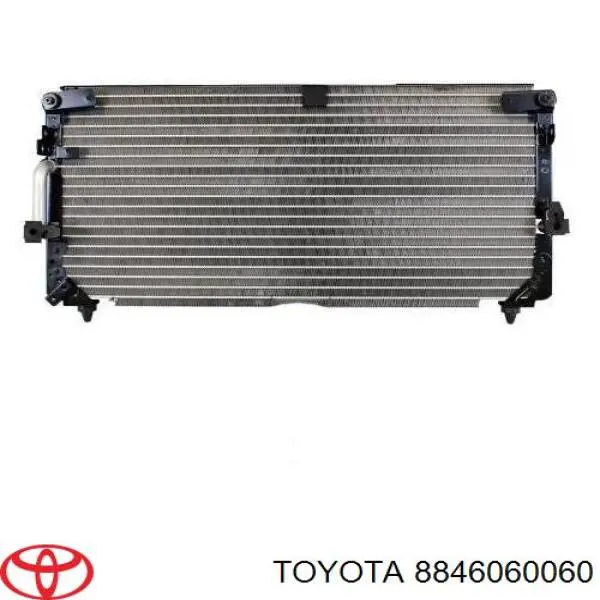 8846060060 Toyota радиатор кондиционера