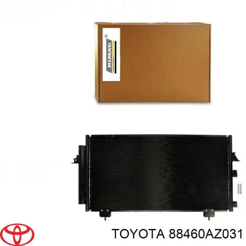 Конденсатор кондиционера Toyota 88460AZ031 цена, от 69.38 USD