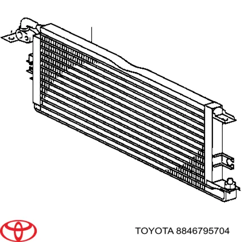 8846795704 Toyota Конденсатор