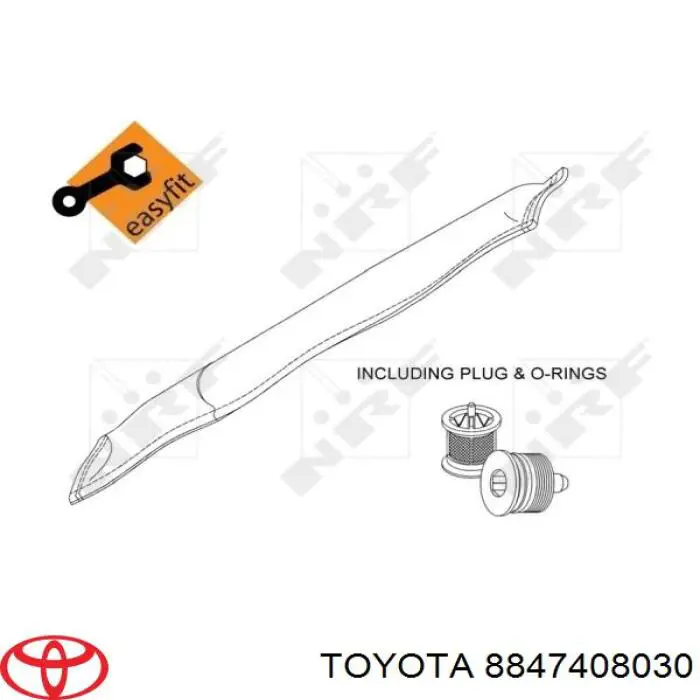 AD249000S Mahle Original Ресивер-осушитель кондиционера