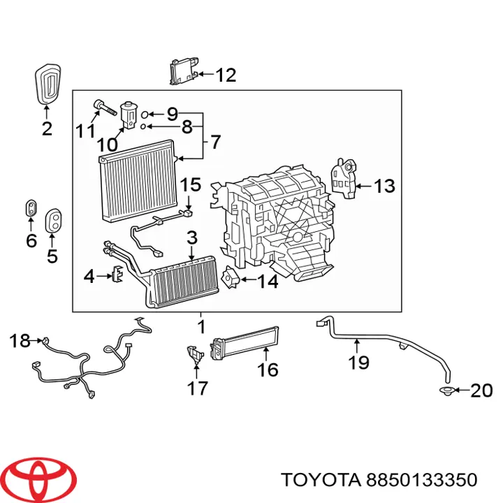 8850133350 Denso 