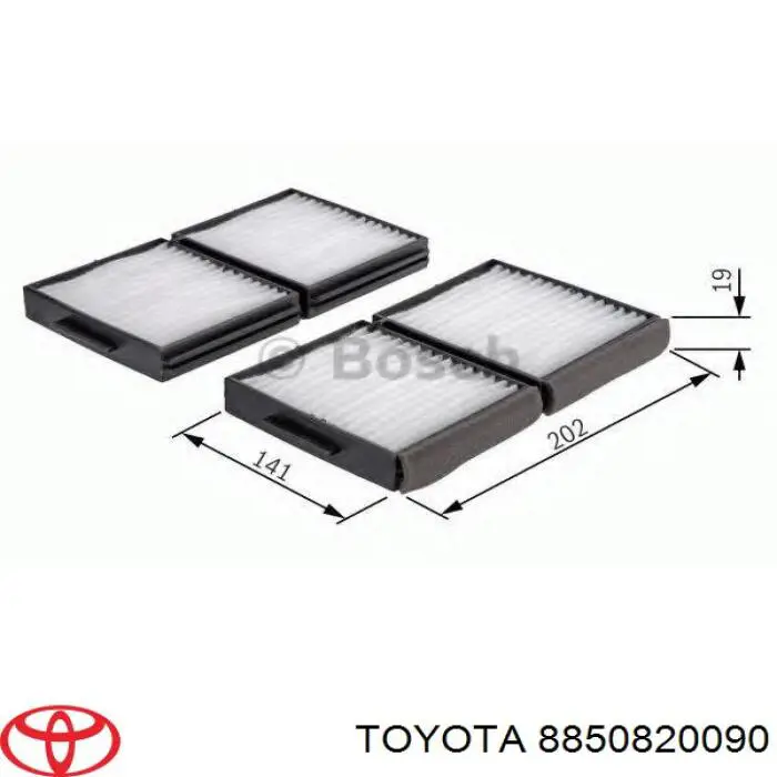 8850820090 Toyota фильтр салона