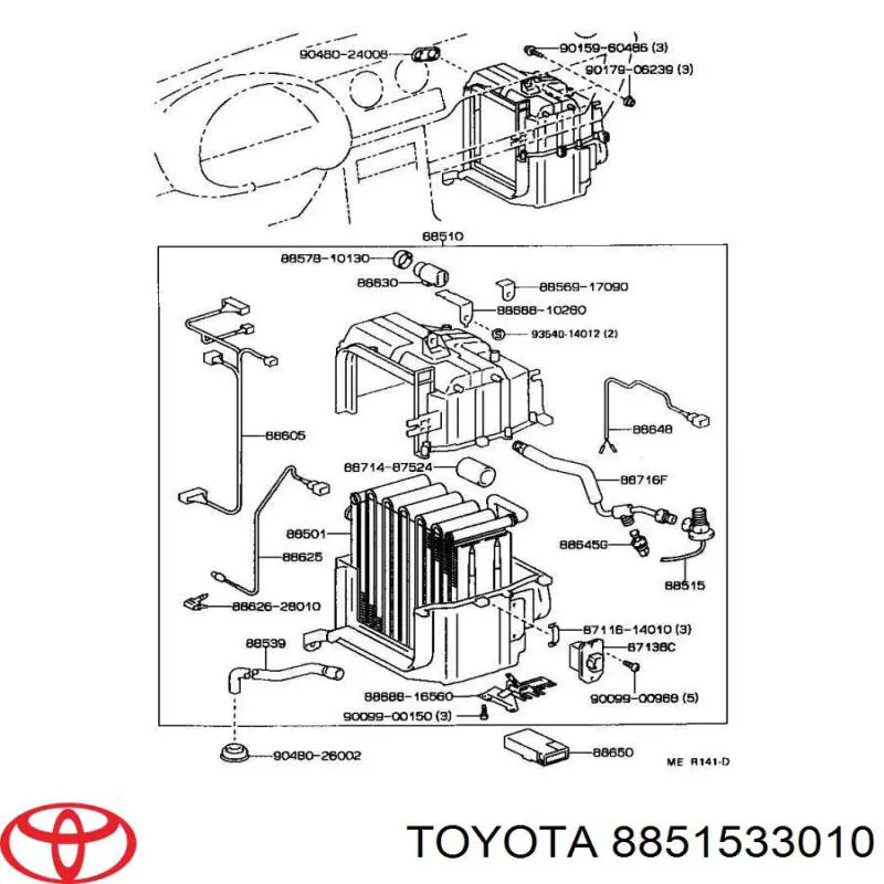  8851533010 Daihatsu