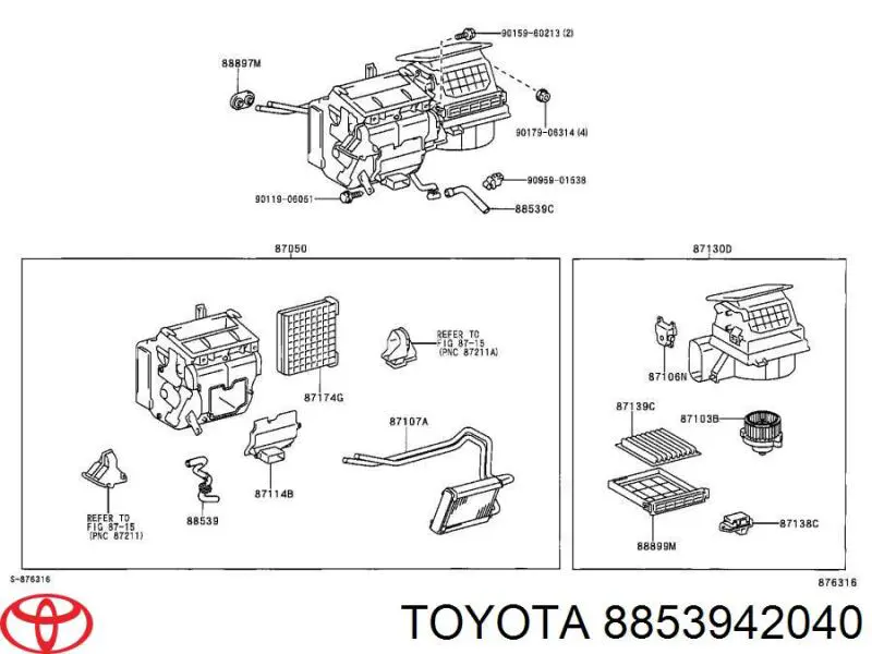8853942040 Toyota 