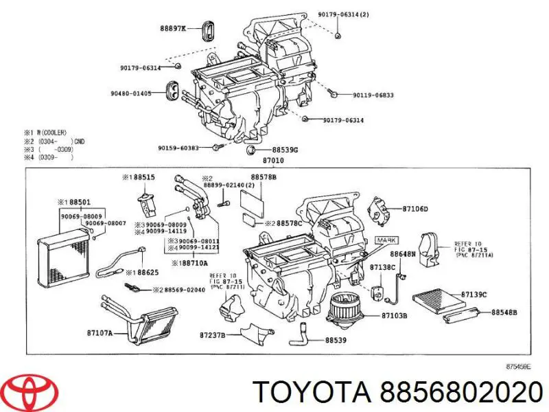 8856802020 Toyota