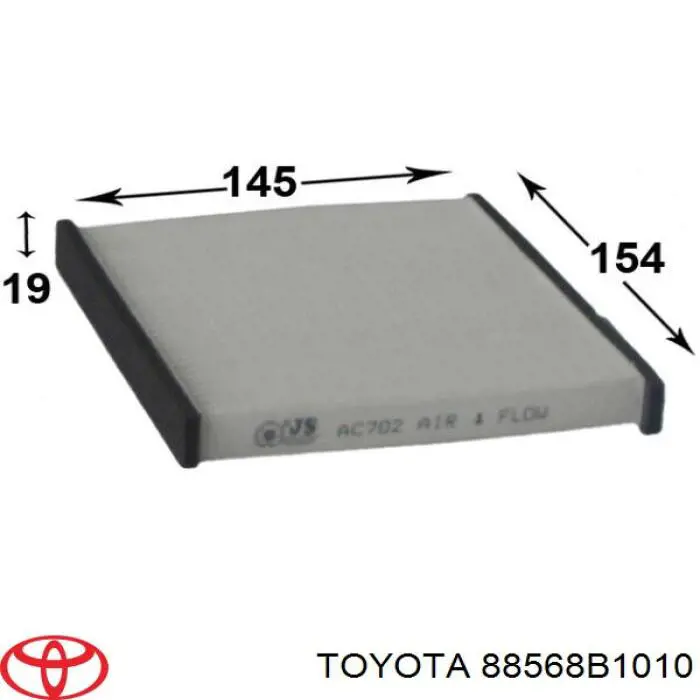 88568B1010 Toyota фильтр салона