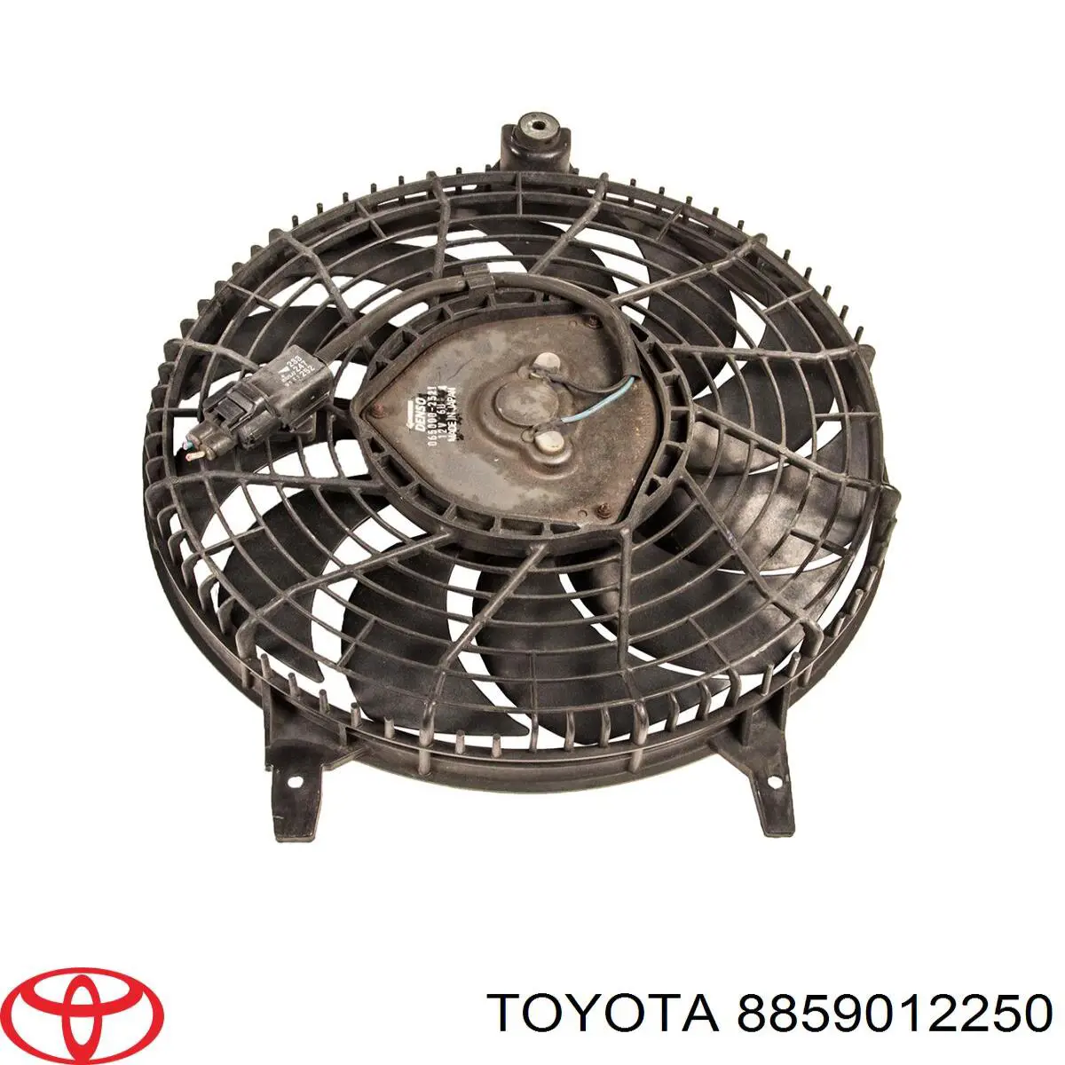 Электровентилятор охлаждения в сборе (мотор+крыльчатка) на Toyota Corolla E11