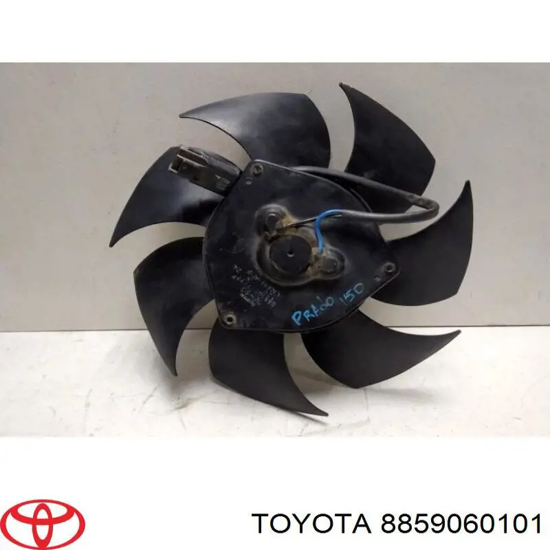 8859060101 Toyota ventilador elétrico de esfriamento montado (motor + roda de aletas)