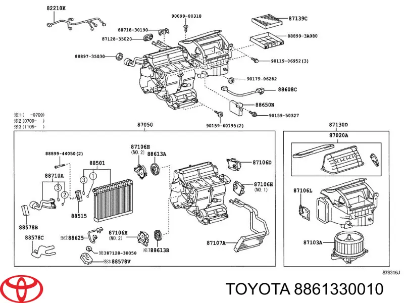 8861330010 Toyota 