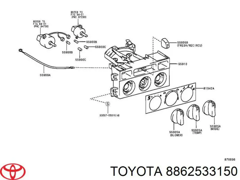 Датчик абсолютного давления кондиционера на Toyota Camry V30