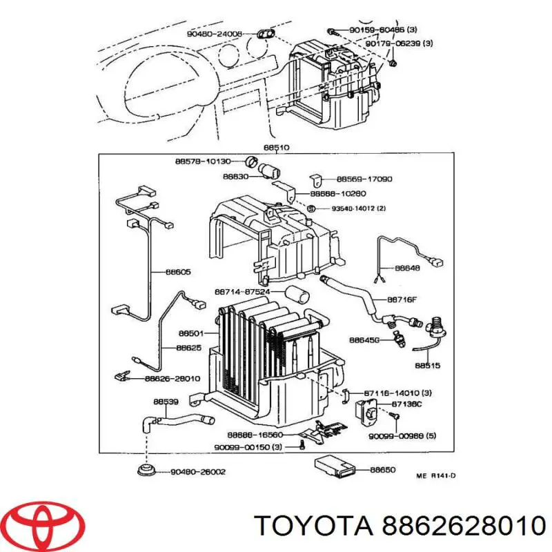  8862628010 Toyota