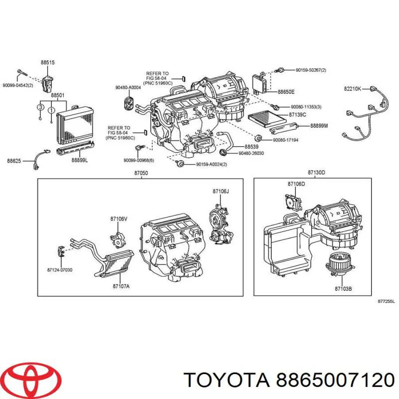 8865007120 Toyota 