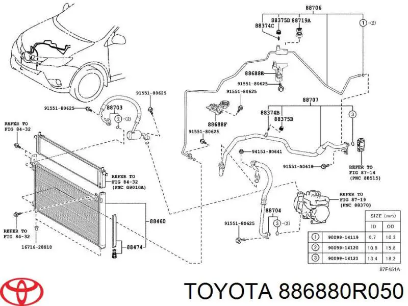  Toyota 886880R050 цена, от 38.01 USD
