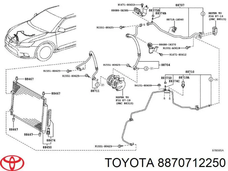  8870712250 Toyota