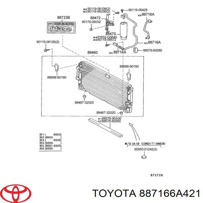  887166A421 Toyota