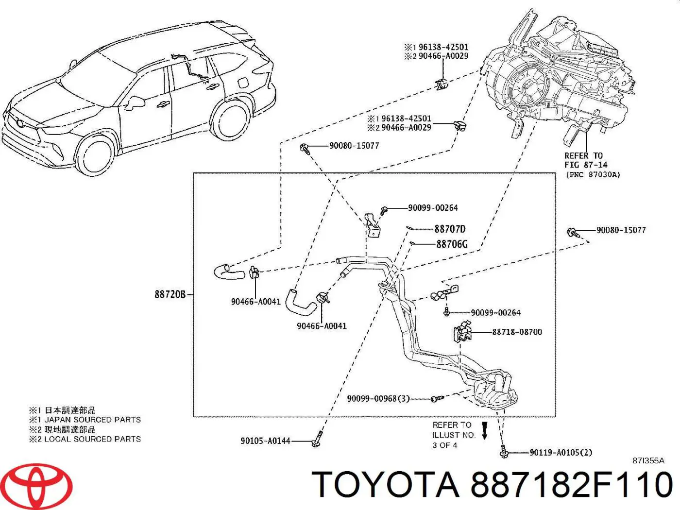  887182F110 Toyota