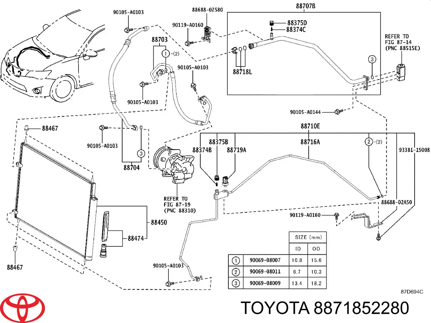 8871852280 Toyota