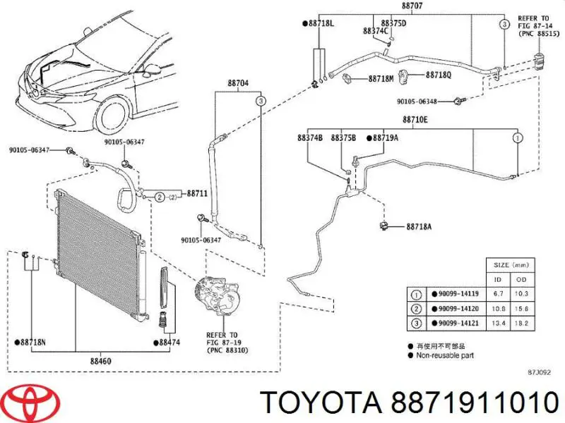  8871911010 Toyota