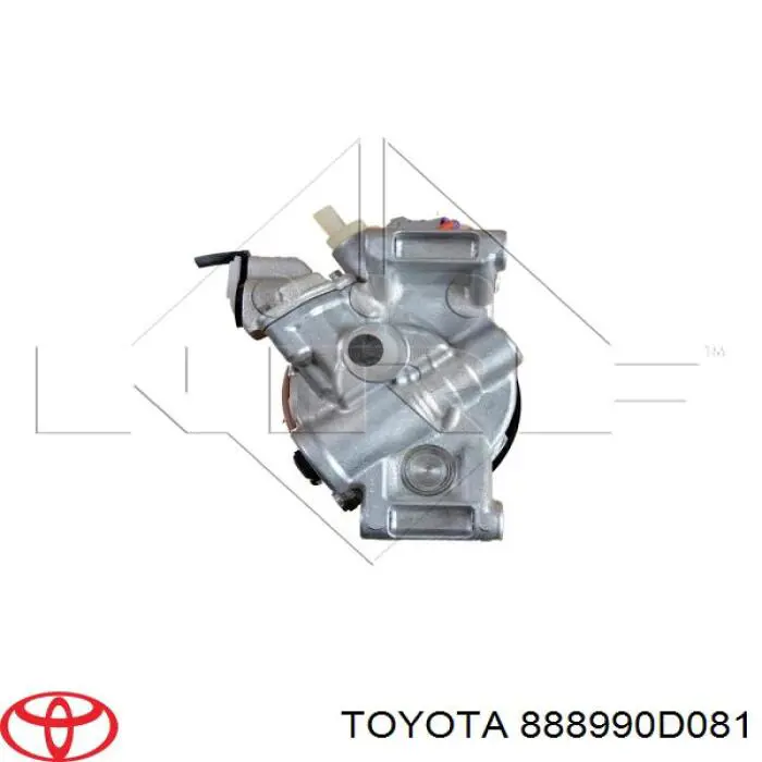 Компрессор кондиционера 888990D081 Toyota