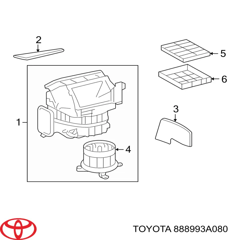 888993A080 Toyota/Lexus