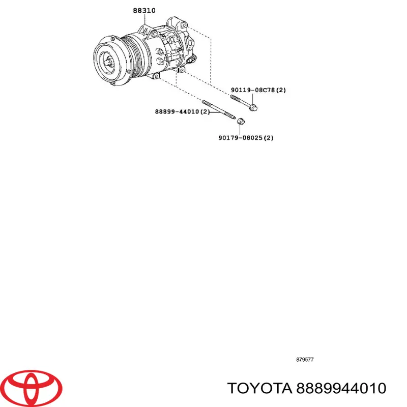 8889944010 Toyota 