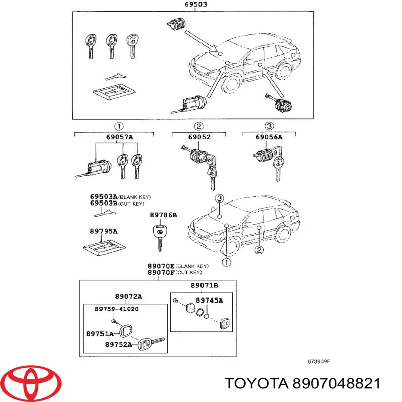  8907048820 Toyota