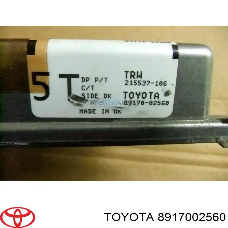 Купить 8917002560 Toyota Модуль-процессор управления подушкой безопасности