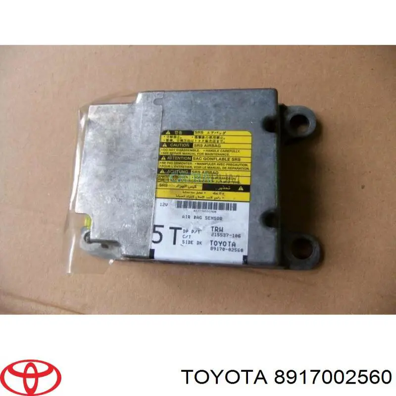 8917002560 Toyota модуль-процессор управления подушкой безопасности (эбу airbag)