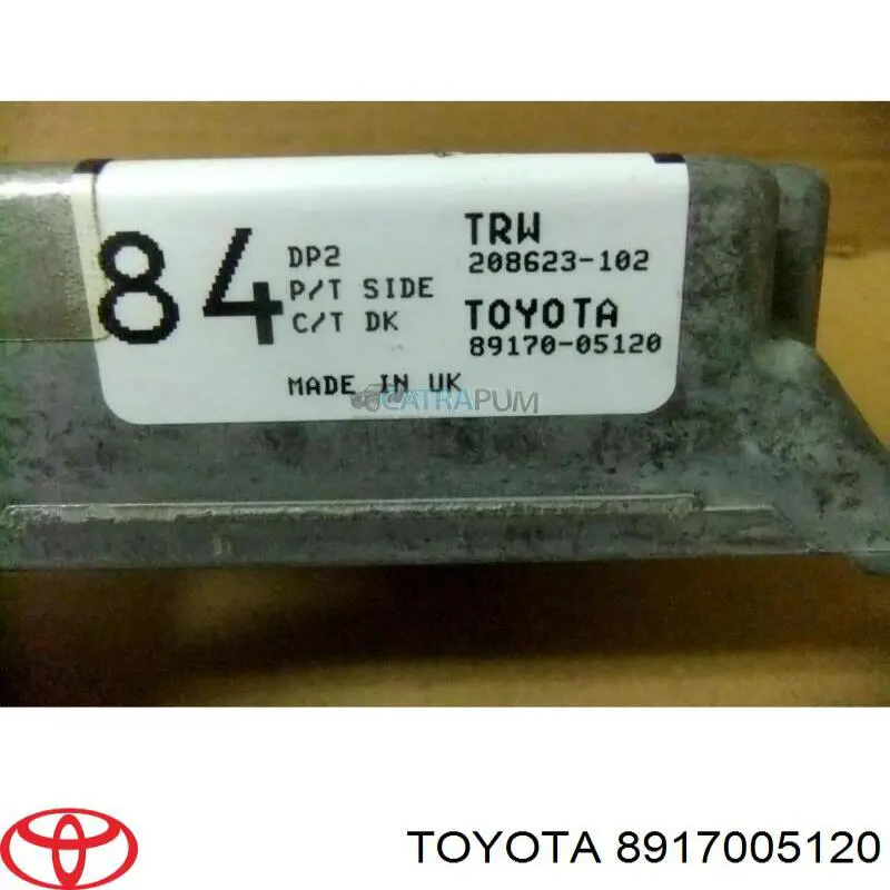 Модуль-процессор управления подушкой безопасности (ЭБУ AIRBAG) 8917005122 Toyota