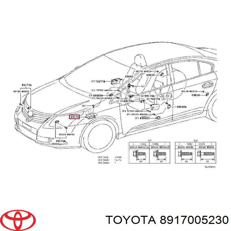 Toyota 8917005230 цена, от 83.71 USD