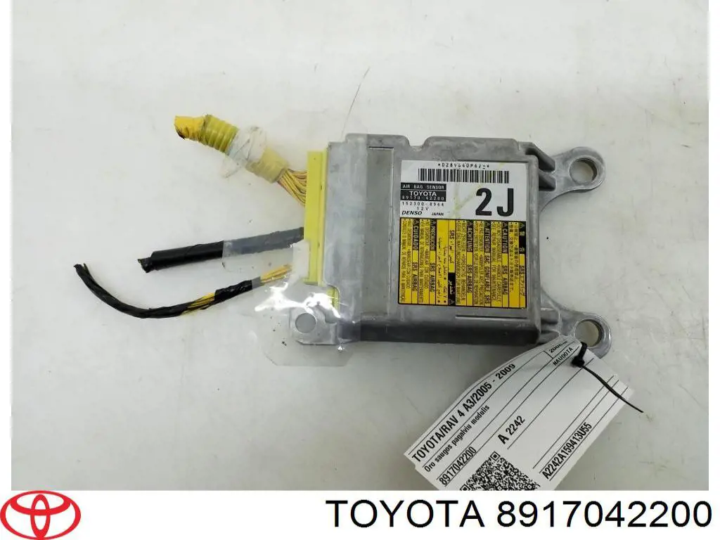 Módulo processador de controlo da bolsa de ar (Centralina eletrônica AIRBAG) para Toyota RAV4 (A3)