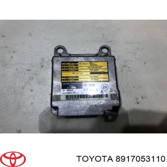 8917053110 Toyota módulo processador de controlo da bolsa de ar (centralina eletrônica airbag)