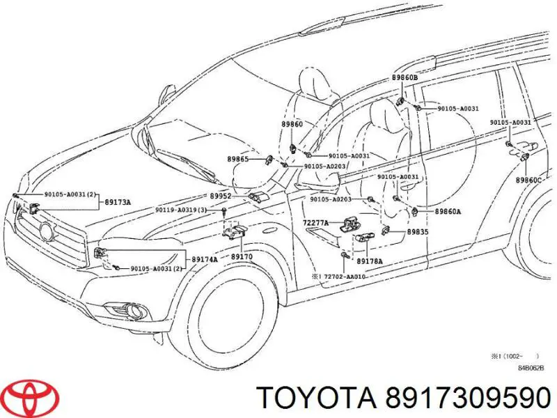 8917309590 Toyota 