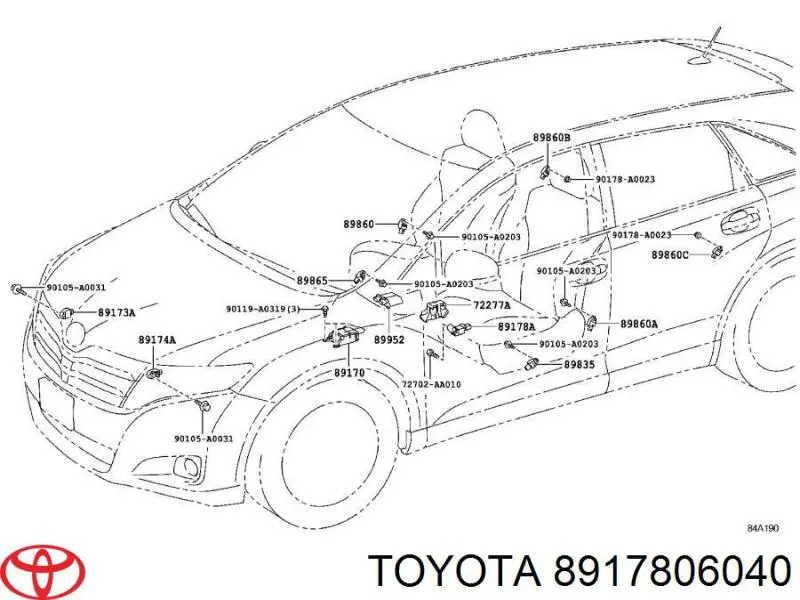 8917806040 Toyota 