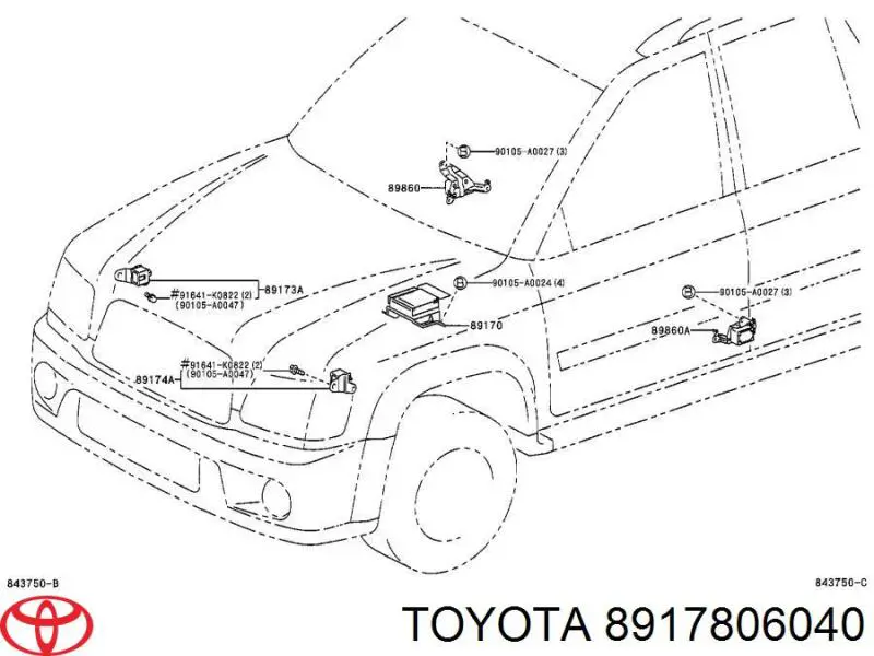  Toyota 8917806040 цена, от 22.80 USD