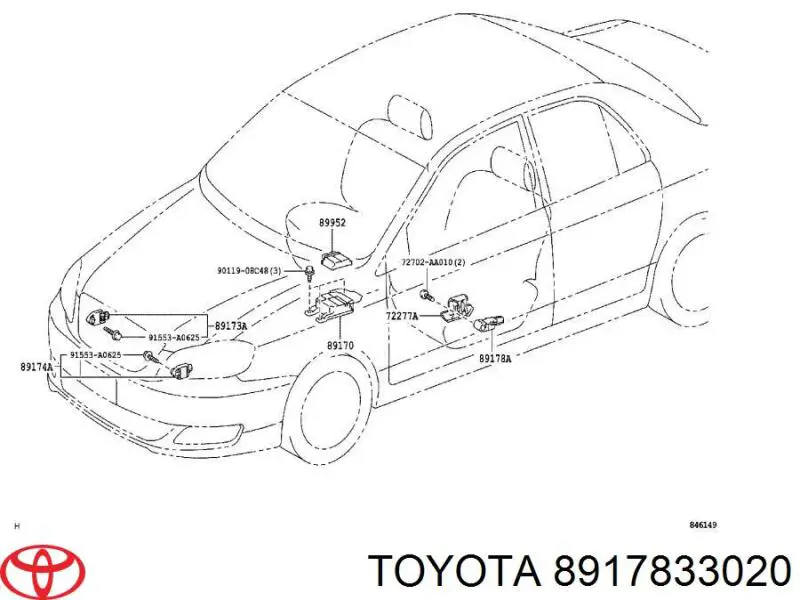 Купить 8917833020 Toyota 