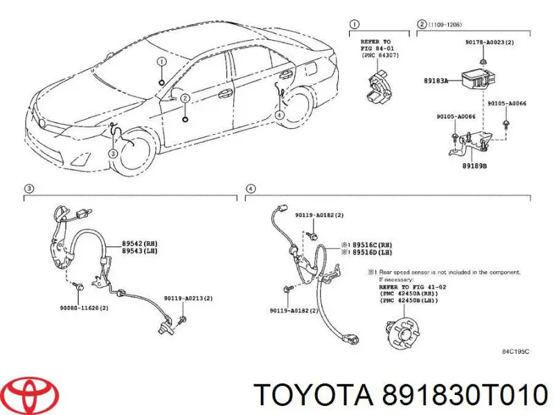  891830T010 Toyota