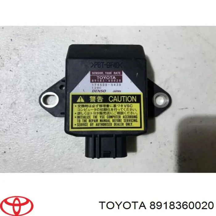 Датчик поперечного прискорення (ESP) 8918360020 Toyota